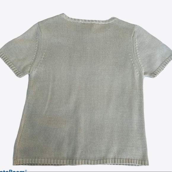MaxMara Weekend Silk Short Sleeves Knit Top - Picture 6 of 6